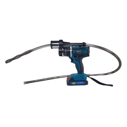 Professional 21V Cordless Electric Drain Cleaner – Spiral up to 10m